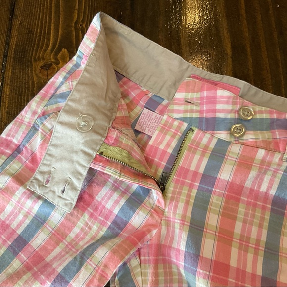 DNA Couture Pink and Blue Plaid Shorts - Picture 6 of 8